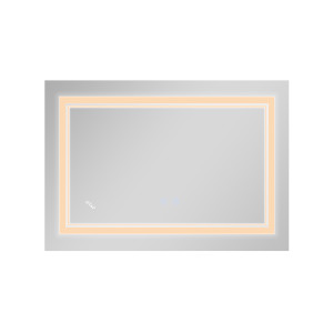 Дзеркало Qtap Cardinal (CA1) 800х600 з LED-підсвічуванням Touch, з антизапотіванням, з димером, рег. темп. кольору (3000-6500K) Reverse QT0478C8060
