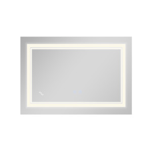 Дзеркало Qtap Cardinal (CA1) 800х600 з LED-підсвічуванням Touch, з антизапотіванням, з димером, рег. темп. кольору (3000-6500K) Reverse QT0478C8060