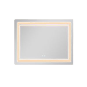 Дзеркало Qtap Cardinal (CA2) 1000х800 з LED-підсвічуванням Touch, з антизапотіванням, з димером, рег. темп. кольору (3000-6500K) QT0478C1008048455