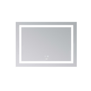 Дзеркало Lidz Kubis (KU1) 700х500 з LED-підсвічуванням Touch, з антизапотіванням, з димером, рег. яскравості LD78LF90448485