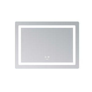 Дзеркало Lidz Kubis (KU2) 700х500 з LED-підсвічуванням Touch, з антизапотіванням, з димером, рег. яскравості LD78LF90448486