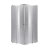 Душова кабіна Lidz Latwa SC90x90.SAT.LOW.DGR, скло темне тоноване 4 мм без піддона