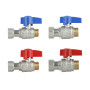 Комплект прямых кранов Thermo Alliance Standart 1/2"ВН -3/4"ВН с накидной гайкой  для подключенние котла TAS262RBW1520