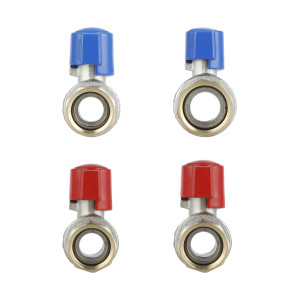 Комплект прямых кранов Thermo Alliance Standart 1/2"ВН -3/4"ВН с накидной гайкой  для подключенние котла TAS262RBW1520
