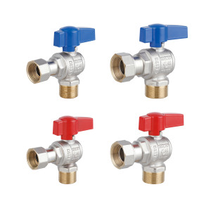 Комплект угловой кранов Thermo Alliance Standart  1/2"ВН -3/4"ВН с накидной гайкой  для подключенние котла TAS225RBW1520