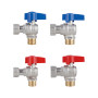 Комплект угловой кранов Thermo Alliance Standart  1/2"ВН -3/4"ВН с накидной гайкой  для подключенние котла TAS225RBW1520