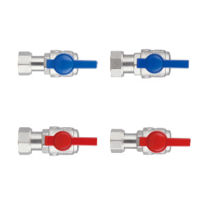 Комплект угловой кранов Thermo Alliance Standart  1/2"ВН -3/4"ВН с накидной гайкой  для подключенние котла TAS225RBW1520