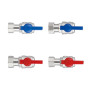 Комплект угловой кранов Thermo Alliance Standart  1/2"ВН -3/4"ВН с накидной гайкой  для подключенние котла TAS225RBW1520