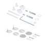 Унитаз подвесной Crow Rimless 485х340х330 мм, White, с сиденьем Slim Duroplast/ Soft-close/ Quick Release QT05335171RW Qtap