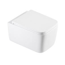 Унитаз подвесной Qtap Gemini безободковый с сиденьем Soft-closeQTGEM26W45430