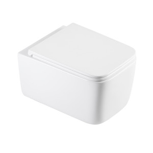 Унитаз подвесной Qtap Gemini безободковый с сиденьем Soft-closeQTGEM26W45430