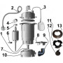 Насос фекальный с режущим механизмом VOLKS WQ  8-12G 1,1кВт