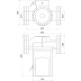 Насос циркуляционный фланцевый Optima OP50-180 245мм + кабель с вилкой