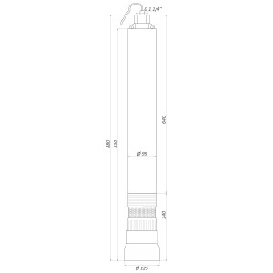 Насос колодезный OPTIMA OP 5,1- 10  1,1 кВт