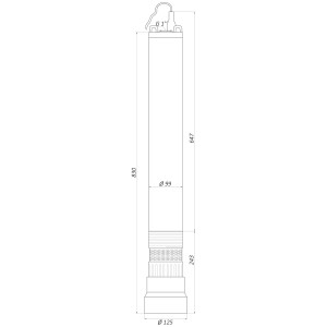 Насос свердловинний OPTIMA OP 5,1 - 48/6  AUTO 0,6  кВт