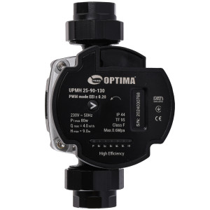 Насос циркуляционный энергосберегающий  Optima PRIME UPMH 25-90AUTO 130мм + гайки