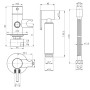Набор для гигиенического душа Qtap Inspai-Varius Черный (QTINSVARBСRV00440001)