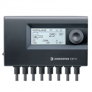 Термоконтролер Euroster 12PN твердопаливного котла зі шнеком 230В