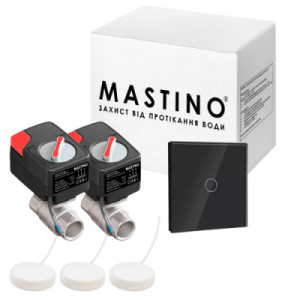 Система защиты от протечки воды Mastino TS2 1/2 Light Black (3 датчика)